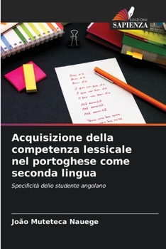 Paperback Acquisizione della competenza lessicale nel portoghese come seconda lingua [Italian] Book