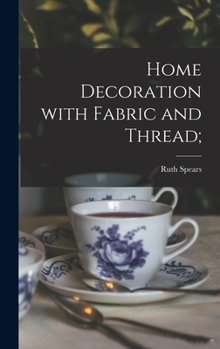 Hardcover Home Decoration With Fabric and Thread; Book