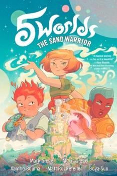 Paperback 5 Worlds Book 1: The Sand Warrior: (A Graphic Novel) Book