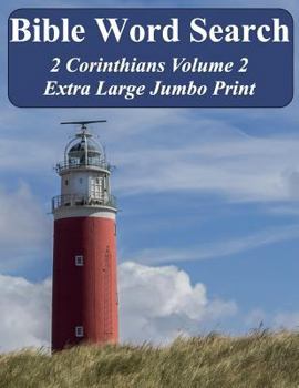 Paperback Bible Word Search 2 Corinthians Volume 2: King James Version Extra Large Jumbo Print Book