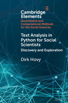 Paperback Text Analysis in Python for Social Scientists Book