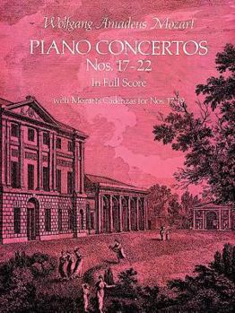 Paperback Piano Concertos Nos. 17-22 in Full Score Book