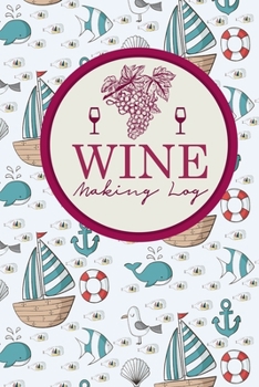 Paperback Wine Making Log Book