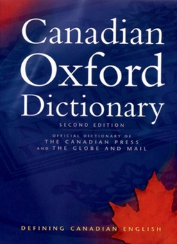 Hardcover Canadian Oxford Dictionary Book