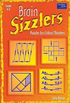 Paperback Brain Sizzlers: Puzzles for Critical Thinkers Book