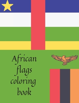 Paperback African flags coloring book