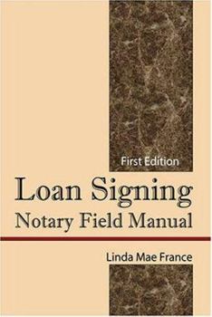 Paperback Loan Signing Notary Field Book