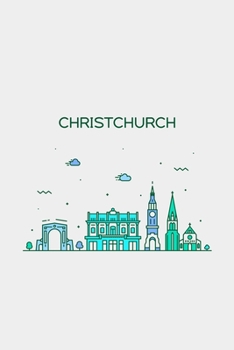 Paperback Christchurch Minimalist Travel Notebook [Lined] [6x9] [110 pages] Book