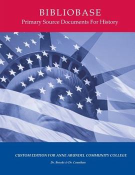 Bibliobase Primary Source Documents for History (Custom Coursepack for History)