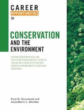 Hardcover Career Opportunities in Conservation and the Environment Book