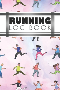 Paperback Running Log Book: Running Personal Training Workout Fitness Journal Log Book