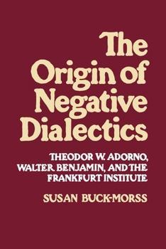 Paperback Origin of Negative Dialectics Book