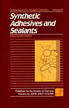 Hardcover Synthetic Adhesives and Sealants Book