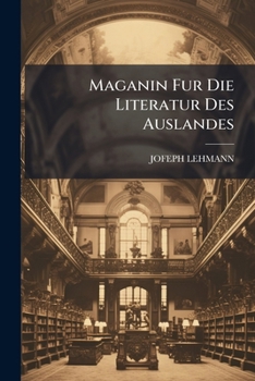 Paperback Maganin Fur Die Literatur Des Auslandes Book