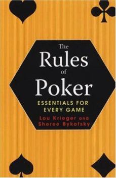 Hardcover The Rules of Poker: Essentials for Every Game Book
