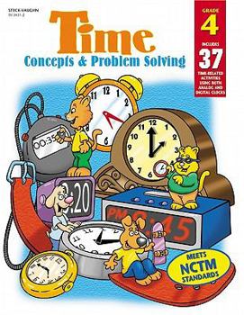 Paperback Time: Concepts & Problem Solving Grade 4 Book
