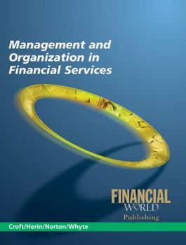 Paperback Management and Organization in Financial Services Book