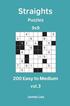 Paperback Straights Puzzles - 200 Easy to Medium 9x9 vol. 3 Book