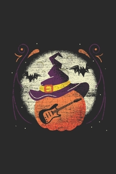 Paperback Halloween Guitar: Graph Paper Notebook (6" x 9" - 120 pages) Halloween Themed Notebook for Gift / Daily Activity Journals / Diary Book