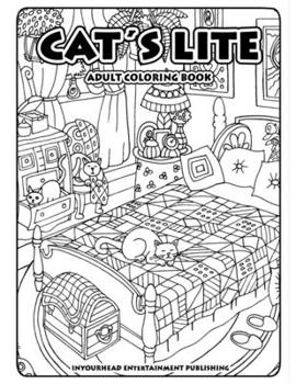 Paperback Cat's Lite: Adult coloring book
