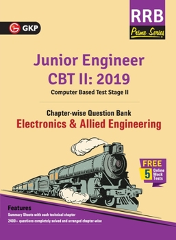 Paperback RRB (Railway Recruitment Board) Prime Series 2019: Junior Engineer CBT 2 - Chapter-wise and Topic-Wise Question Bank - Electronics & Allied Engineerin Book