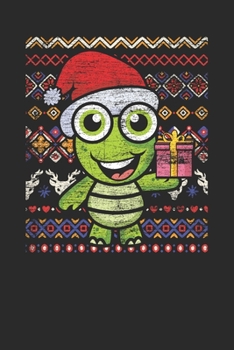 Ugly Christmas Sweater - Turtle: Dotted Bullet Notebook – Christmas Gift for Kids, Women, Men Girls And Boys