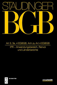 Hardcover Art 3-4: (Internationales Privatrecht - Allgemeiner Teil) [German] Book