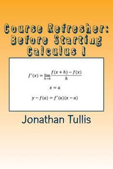 Paperback Course Refresher: Calculus Book