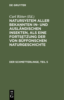 Hardcover Der Schmetterlinge, Teil 5 [German] Book