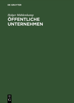 Hardcover Öffentliche Unternehmen [German] Book