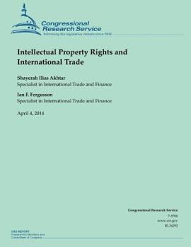 Paperback Intellectual Property Rights and International Trade Book