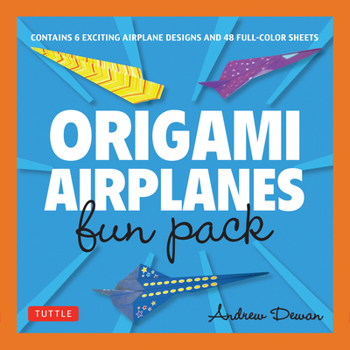 Paperback Origami Airplanes Fun Pack: Make Fun and Easy Paper Airplanes with This Great Origami-For-Kids Kit: Origami Book with 48 High-Quality Origami Pape Book