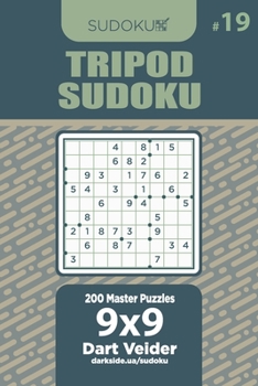 Paperback Tripod Sudoku - 200 Master Puzzles 9x9 (Volume 19) Book