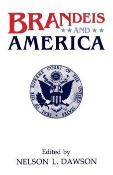 Paperback Brandeis and America Book