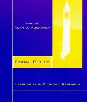 Hardcover Fiscal Policy: Lessons from Economic Research Book