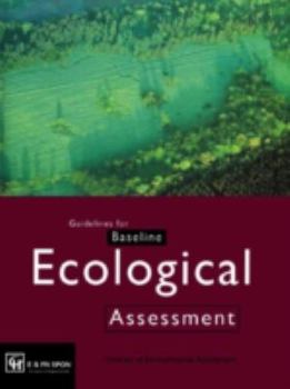 Hardcover Guidelines for Baseline Ecological Assessment Book
