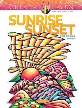 Paperback Creative Haven Sunrise Sunset Coloring Book