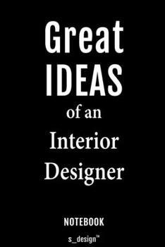Notebook for Interior Designers / Interior Designer: awesome handy Note Book [120 blank lined ruled pages]