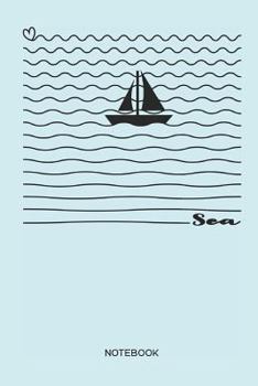 Notebook: Sailing notebook | Gift for sailors, sailing fans, yacht lovers and adventurers, women and men who love sailing boats | 110 pages with dot matrix for writing or drawing
