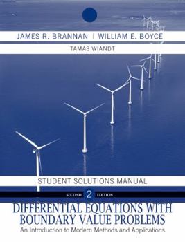 Paperback Differential Equations, Student Solutions Manual: An Introduction to Modern Methods and Applications Book