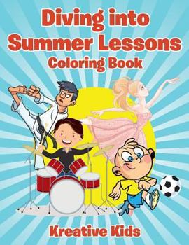 Paperback Diving into Summer Lessons Coloring Book