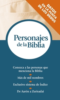 Paperback Personajes de la Biblia: Serie Referencias de Bolsillo [Spanish] Book