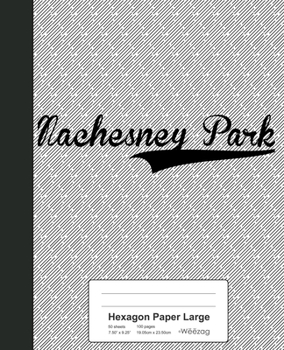 Paperback Hexagon Paper Large: MACHESNEY PARK Notebook Book