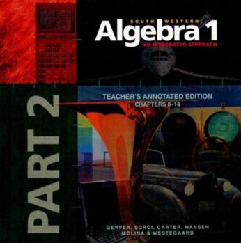 Library Binding South-Western Algebra 1: An Integrated Approach Book