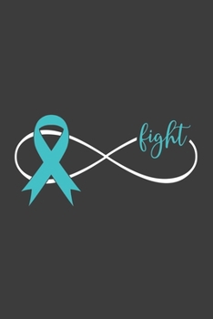 Writing About My Health Journey with Dysautonomia: College Ruled Notebook (Infinity Fight Turquoise Awareness Ribbon Cover)