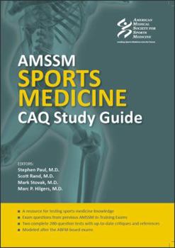 Paperback Amssm Sports Medicine Caq Study Guide Book