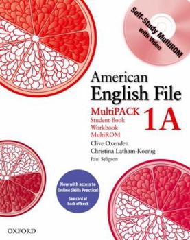 Paperback American English File 1: Student Book Multi Pack a Book