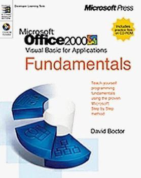 Paperback Microsoft Office 2000 Visual Basic for Applications Fundamentals [With *] Book
