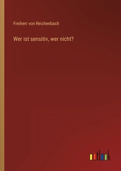 Paperback Wer ist sensitiv, wer nicht? [German] Book