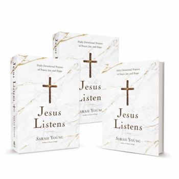 Hardcover Jesus Listens, 3-Pack: Daily Devotional Prayers of Peace, Joy, and Hope (the New 365-Day Prayer Book) Book